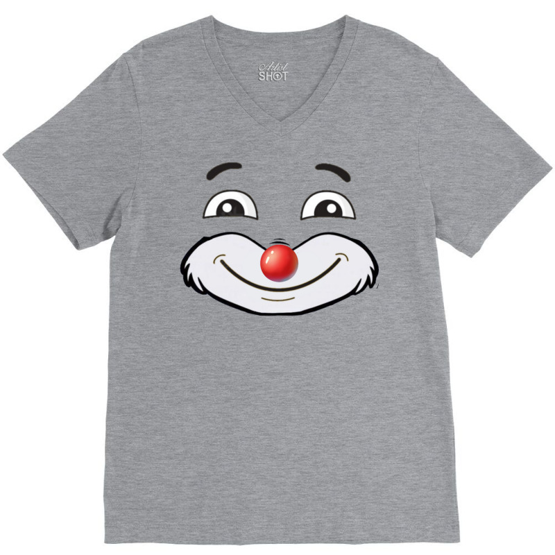 Clown Smile V-Neck Tee by masfiaano4 | Artistshot