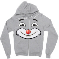 Clown Smile Zipper Hoodie | Artistshot