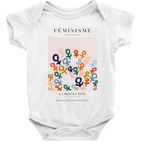 L'art Du FÉminisme Baby Bodysuit | Artistshot