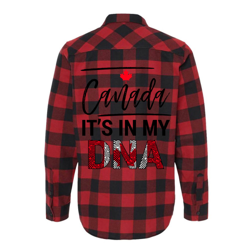 Canada It's In My Dna For Light Flannel Shirt by autlu2024 | Artistshot