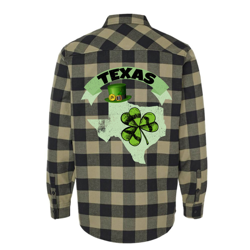 St. Patricks Day Texas Flannel Shirt by autlu2024 | Artistshot