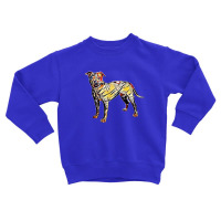 White Pit Bull Dog With Brownorward At C Toddler Sweatshirt | Artistshot