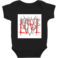 Valentine Love Till The End Baby Bodysuit | Artistshot