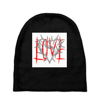 Valentine Love Till The End Baby Beanies | Artistshot