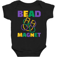 Mardi Gras Bead Magnet T Shirt Baby Bodysuit | Artistshot