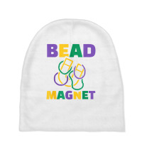 Mardi Gras Bead Magnet T Shirt Baby Beanies | Artistshot