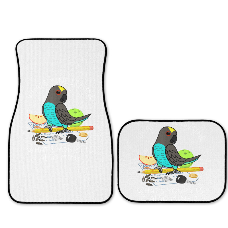 What's Yours Is Mine Parrot I Meyers Parrot T Shir Full Set Car Mats | Artistshot