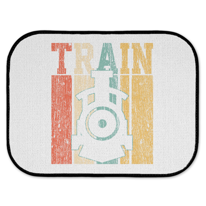 Trains Models Tracklines Gift T Shirt Rear Car Mat | Artistshot