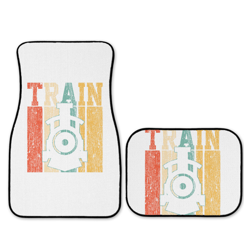 Trains Models Tracklines Gift T Shirt Full Set Car Mats | Artistshot