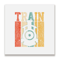 Trains Models Tracklines Gift T Shirt Metal Print Square | Artistshot