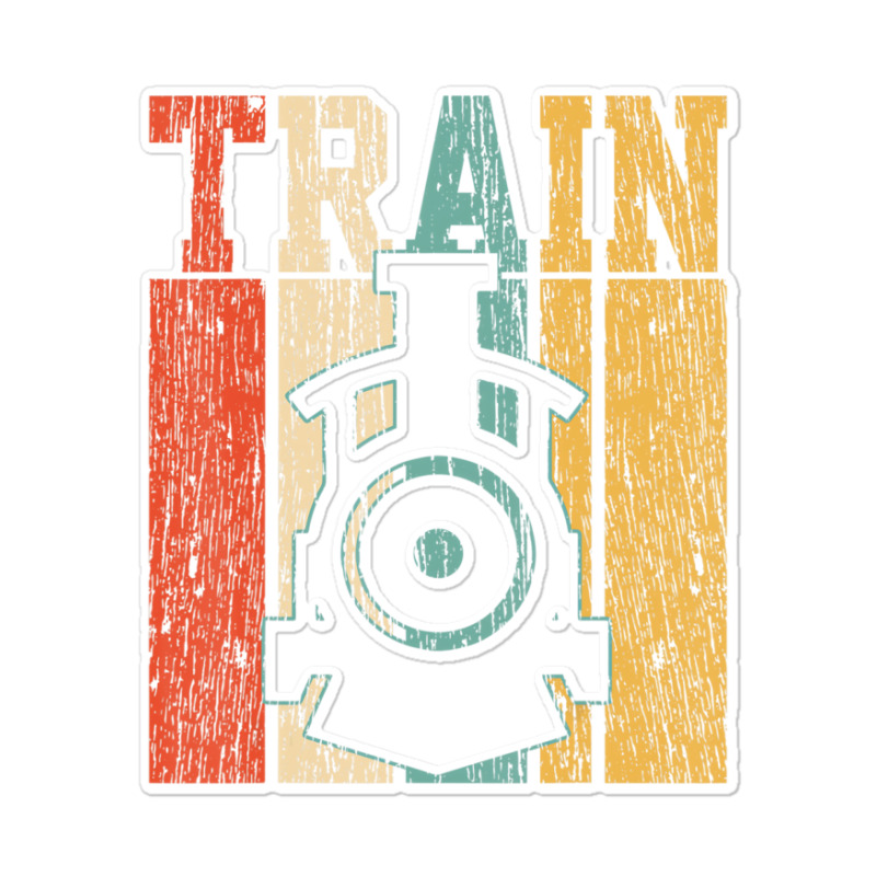 Trains Models Tracklines Gift T Shirt Sticker | Artistshot