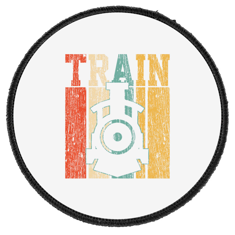 Trains Models Tracklines Gift T Shirt Round Patch | Artistshot