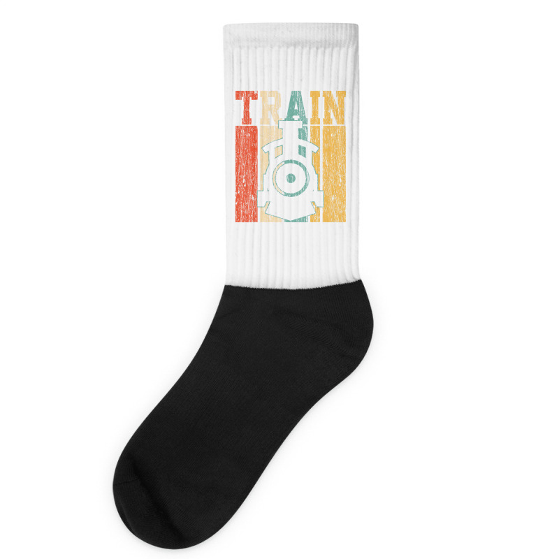 Trains Models Tracklines Gift T Shirt Socks | Artistshot