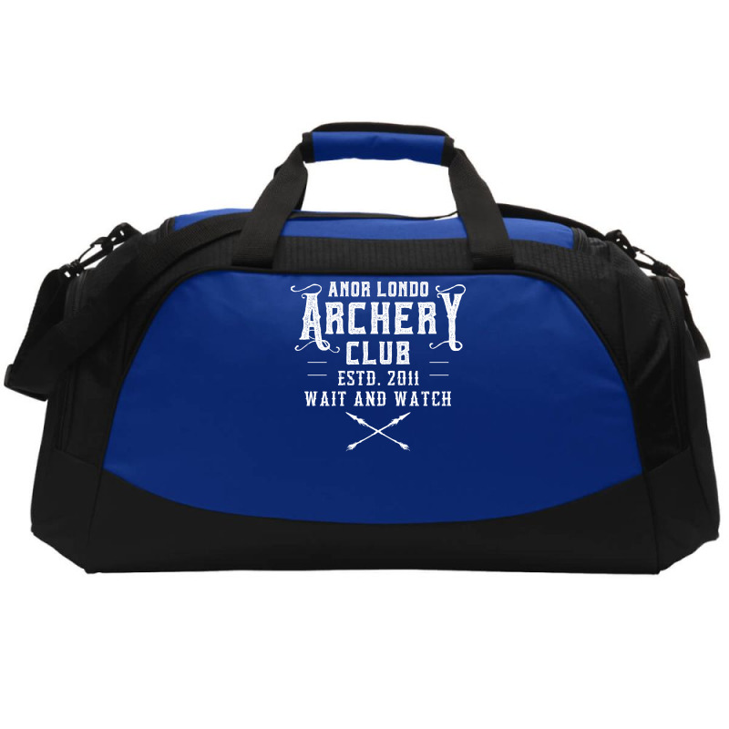 Anor Londo Archery Club Estd. 2011 Wait And Watch For Dark Active Duffel | Artistshot