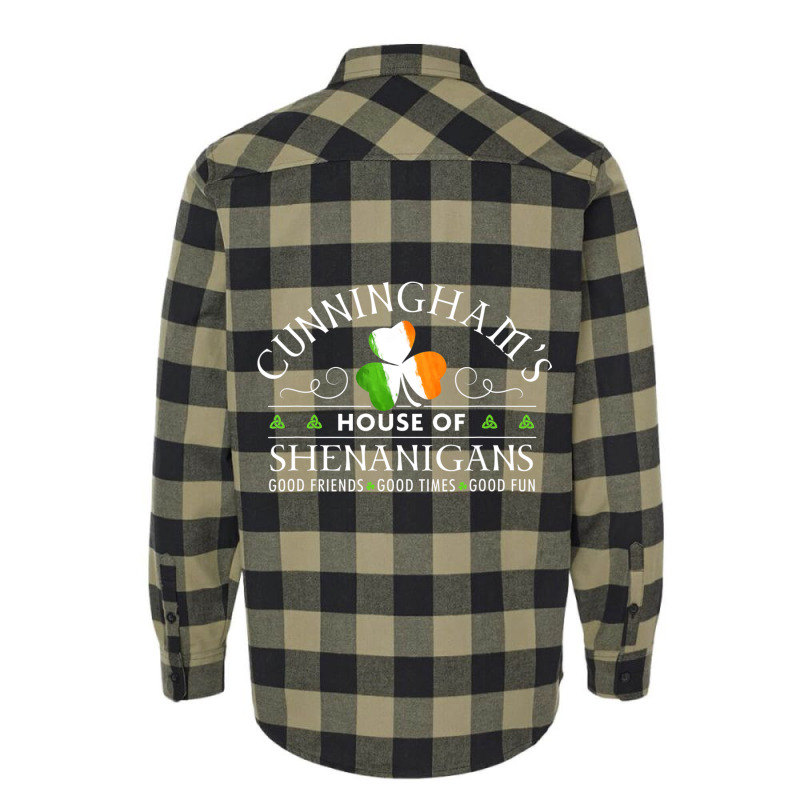 Cunningham Shirt House Of Shenanigans St Patricks Day Tshirt T Shirt Flannel Shirt by hoainv | Artistshot