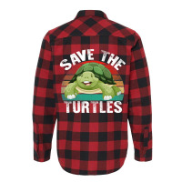 Save The Turtles Shirt Flannel Shirt | Artistshot