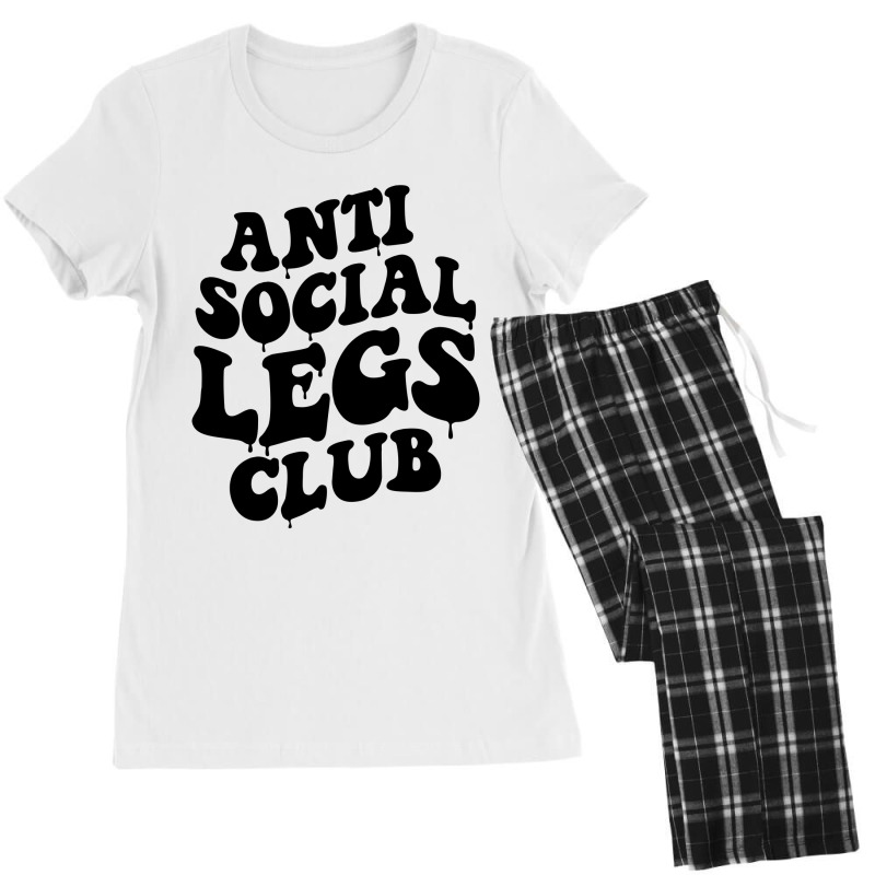 Retro Legs Club For Light T Shirt Design Women's Pajamas Set by Reotechart | Artistshot