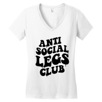 Retro Legs Club For Light T Shirt Design Women's V-neck T-shirt | Artistshot