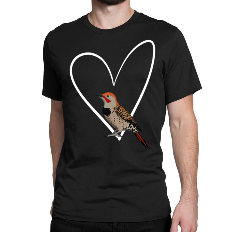 Northern Flicker Bird Birdlover Birdwatcher Animal Classic T-shirt by catricegar | Artistshot