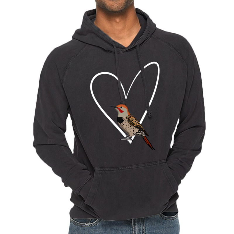 Northern Flicker Bird Birdlover Birdwatcher Animal Vintage Hoodie by catricegar | Artistshot