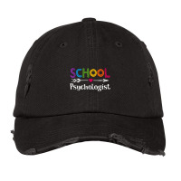 Funny School Psychologist Great Idea Gift T Shirt Vintage Cap | Artistshot