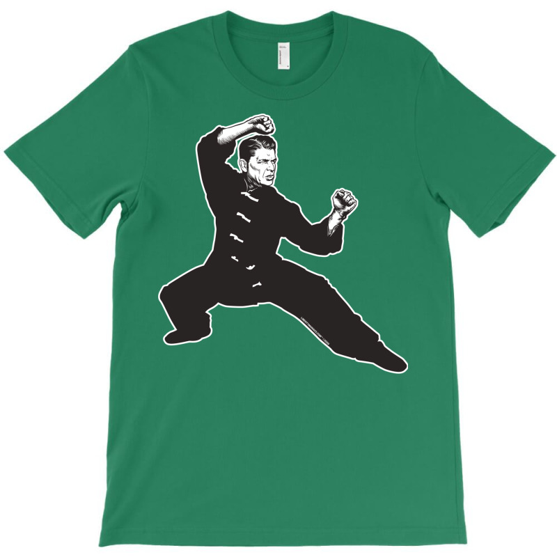 Kung Fu Reagan T-Shirt by adziaaroudg | Artistshot