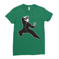 Kung Fu Reagan Ladies Fitted T-shirt | Artistshot