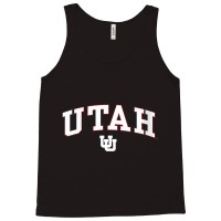 Womens Utah Utes Womens Arch Over Red Officially L Tank Top | Artistshot