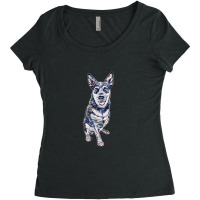 An Australian Cattle Dogs Thalated On W Women's Triblend Scoop T-shirt | Artistshot