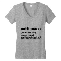 Notfinnado Definition Funny Premium T Shirt Women's V-neck T-shirt | Artistshot