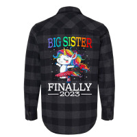 Big Sister Finally 2023 Unicorn Unicorn Shirt For Flannel Shirt | Artistshot