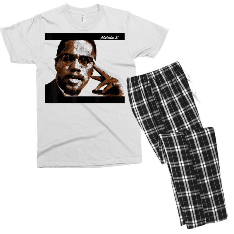 Malcolm Civil Rights America T Shirt Men's T-shirt Pajama Set by genousuv | Artistshot