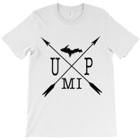 Up Mi Upper Peninsula Michigan Graphic Yoopers 906 T-shirt | Artistshot