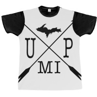 Up Mi Upper Peninsula Michigan Graphic Yoopers 906 Graphic T-shirt | Artistshot