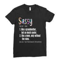 Sassy Definition Mother's Day & Birthday Gift Gran Ladies Fitted T-shirt | Artistshot