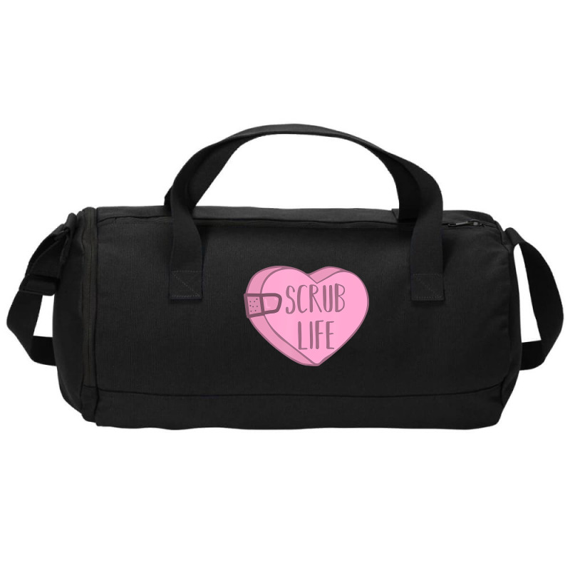 Nurse Scrub Life Valentines Day Candy Heart T Shir Duffel Bag | Artistshot