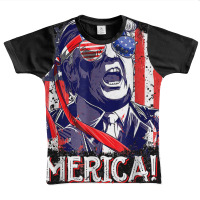 Trump Merica 4th Of July Men Boys Kids Murica T Sh Graphic Youth T-shirt | Artistshot