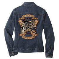 Positano Amalfi Coast T Shirt Ladies Denim Jacket | Artistshot