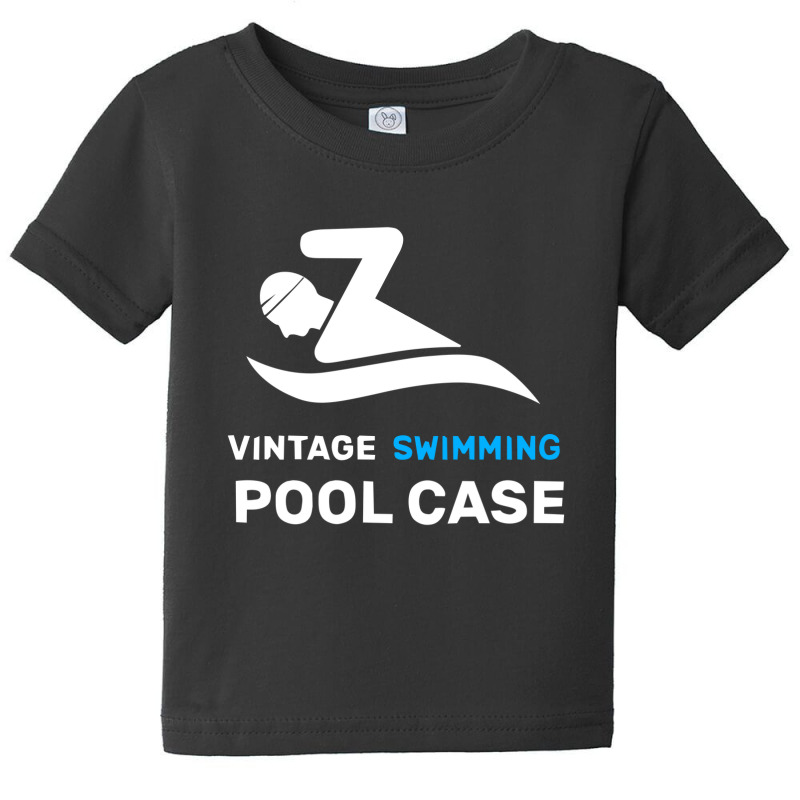 Vintage Swimming Pool Cool Vector Baby Tee by Saidoki | Artistshot