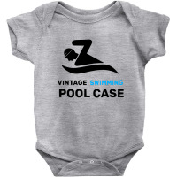 Vintage Swimming Pool Case Light Shirt Baby Bodysuit | Artistshot