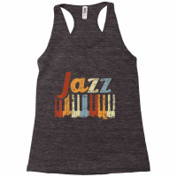 Vintage Piano Musical Instrument Jazz Music Genre Racerback Tank | Artistshot