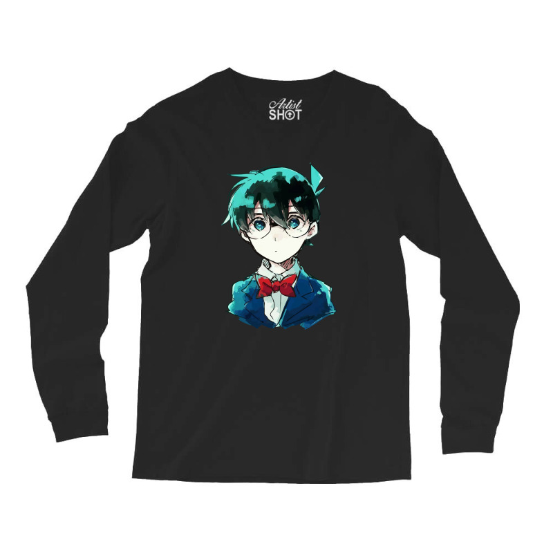 Detective Conan (low Poly Abstract) (zoomout Effect) (case Closed) Long Sleeve Shirts by DC47 | Artistshot