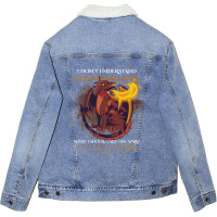 Funny I Dont Understand Stupid People Sarcastic Dr Unisex Sherpa-lined Denim Jacket | Artistshot