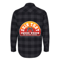 Skin That Smoke Wagon Retro Desert Sunset Western Flannel Shirt | Artistshot