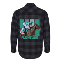 Flightline Horse Racing Thoroughbred Del Mar Santa Flannel Shirt | Artistshot