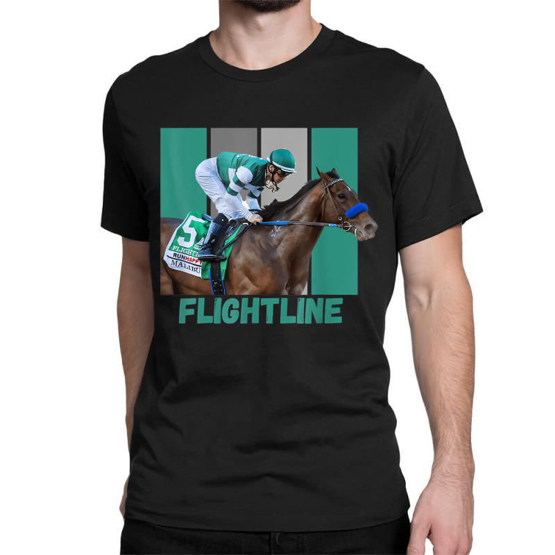 Flightline Horse Racing Thoroughbred Del Mar Santa Classic T-shirt by chomibe | Artistshot