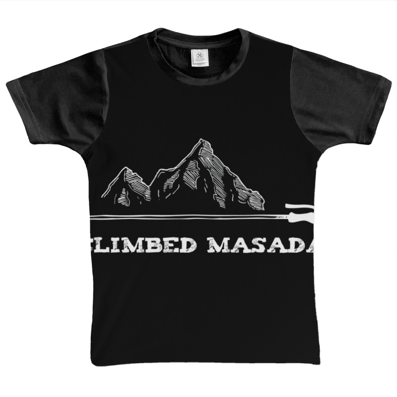 I Climbed Masada Israel Hiking Mount Masada Dead S Graphic Youth T-shirt by mogakino | Artistshot