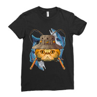 Fishing Exotic Shorthair Outdoor Fisherman Cat Fly Ladies Fitted T-shirt | Artistshot