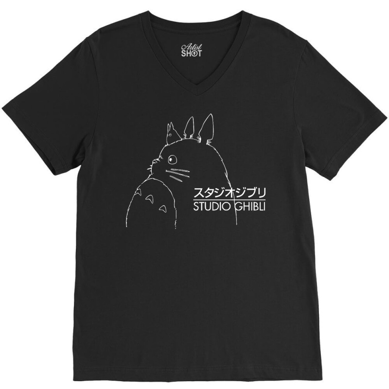 Studio Ghibli V-Neck Tee by Denz. | Artistshot