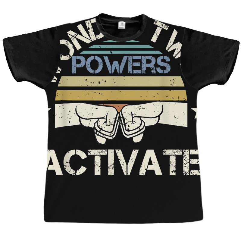 Wonder Twin Power Activated Design, Sibling Design Graphic T-shirt | Artistshot